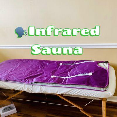 Sauna Blanket 30/60min sessions before/after your massage!