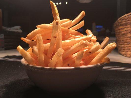 Wonderful crispy thin french fries