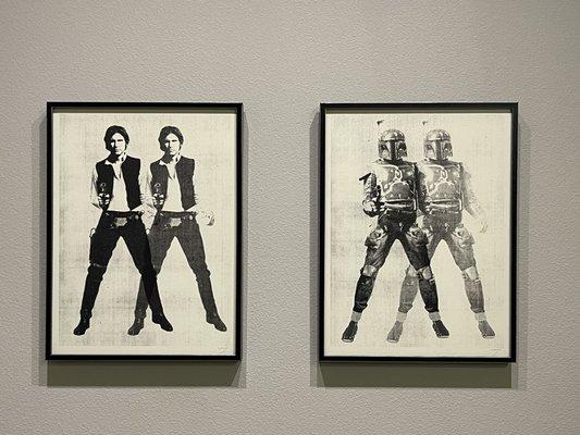 Star Wars prints in custom frames