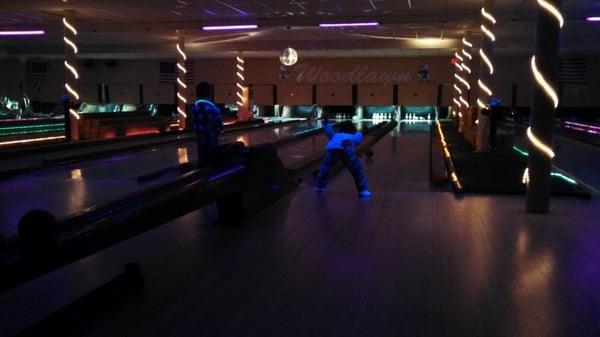 Glow in the dark Duck pin Bowling!