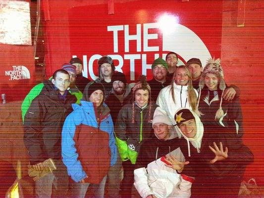 The Zimmermann's Crew with Pro Skier Nick Martini  at STROLL JAM 2013