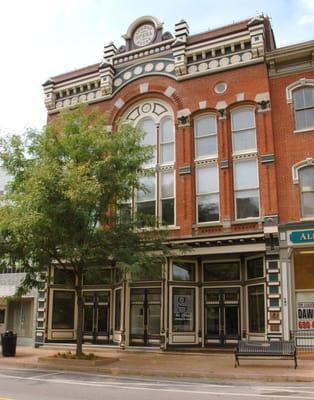 G2 Gallery, Catering & Events is located in the historic Lohman Opera House at 102 E. High St. on the 2nd floor.