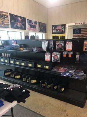 Pictures of inside of Down Range Supply.