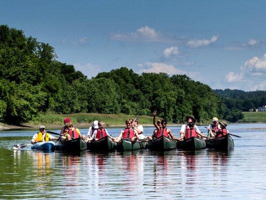 Boy Scout Canoe Trip with Great River Outfitters