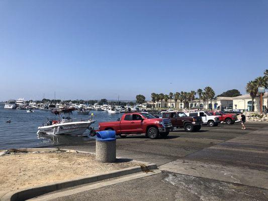 Boat Ramp at Dana Landing, Mission Bay, San Diego, CA