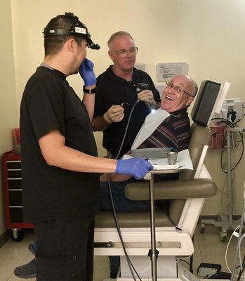 This gentleman was all smiles during his simple in-office Nasal Cryotherapy by ClariFix procedure.