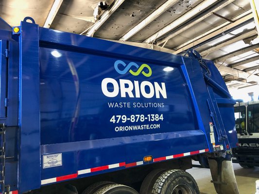 Full color graphics for ORION Waste Solutions