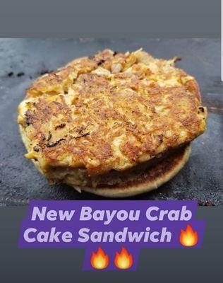 Bayou Crab cake sandwich