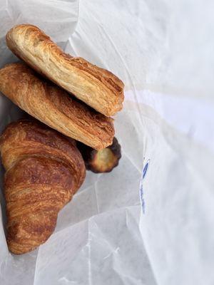 Assorted croissants