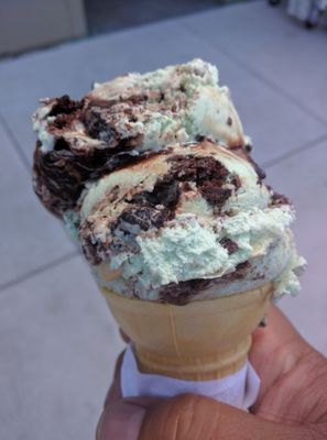 Death by mint ice cream