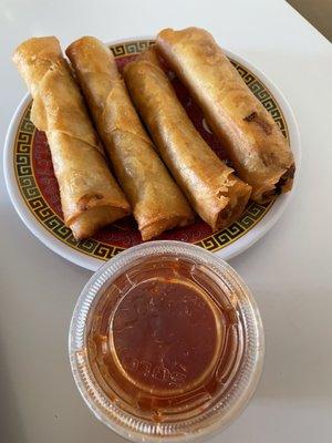 Egg rolls! Pork mix Vietnamese style