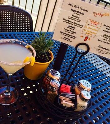 HAPPY HOUR on the patio!