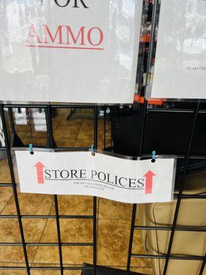 Store policy