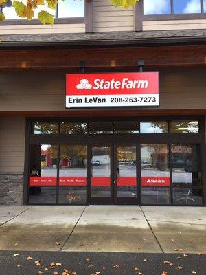 Office store front in the Panhandle Mill Plaza.