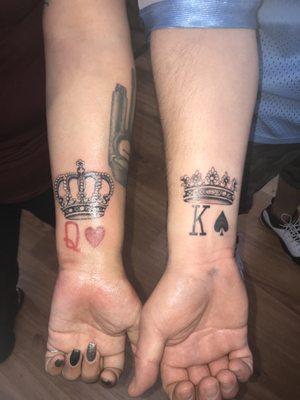 His and hers tats