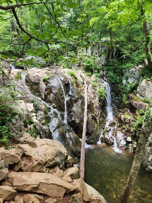 67 foot waterfall! Water is low due to our heat wave and overall climate change.