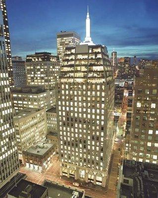 Our Office, in the heart of "Wall Street West" in the Financial District.