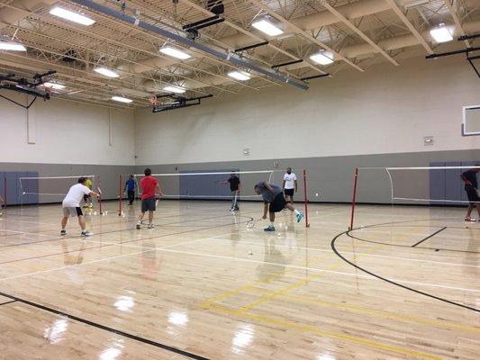 The Badminton courts