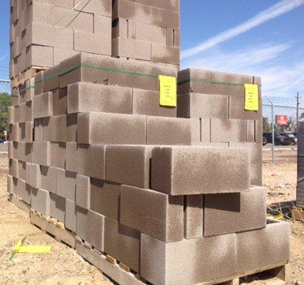 We keep a great variety of buliding and decorative block in stock