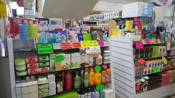 Shampoo and hair dye products!