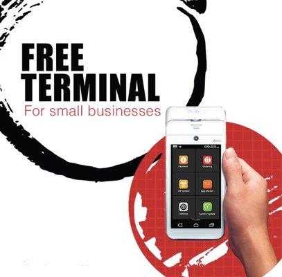 Get a Free wireless terminal on us