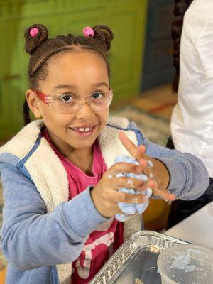 Who doesn't love slime? We have slime camps and slime events as well.