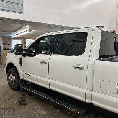 2020 Ford F350 tinted in Ceramic film