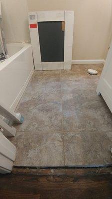 2017 Atlanta, GA  Tile installation