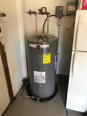 New Water Heater Install 08/2017