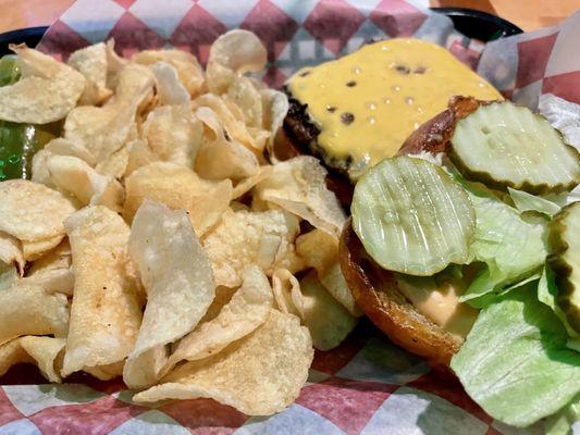 Mack attack burger. Their version of the Big Mac