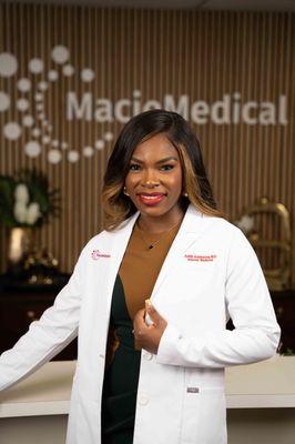 Dr. Judith Aniekwena, MD. Founder Macie Medical