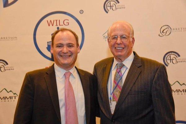 Judson L. Pierce, Esq. and Alan S. Pierce, Esq. at the Workers Injury Law Group Annual Convention in Chicago, IL October 2015