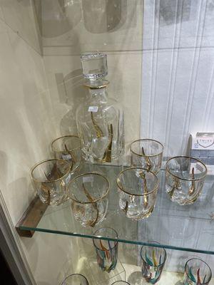 Glass and decanter set