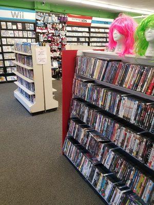 DVDs and bluray