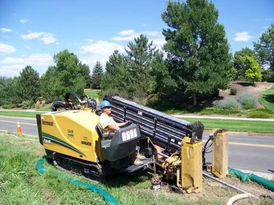 Directional Drilling along roadway.