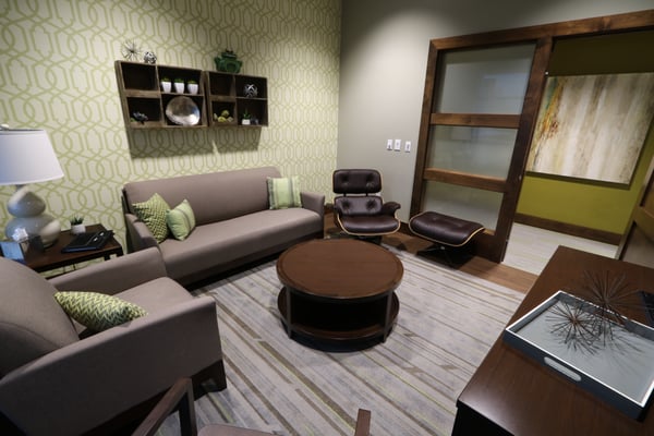 Not only are consultation rooms comfortable, they're outfitted with the latest technology.