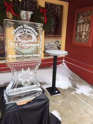 "Cool" ice sculpture 2/2016