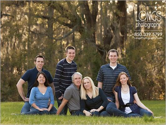 Family photos in Tallahassee by Long's Photography