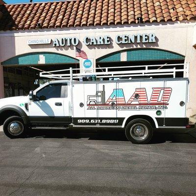 All American Diesel Repair services on-site for your convenience