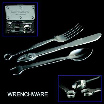 A18/10 Heavy Duty "Stainless Steel" Dropped Forged,Knife, Fork & Spoon  comes in Heavy Duty ABS Plastic Box...& Mini Set for Kids, COOL !