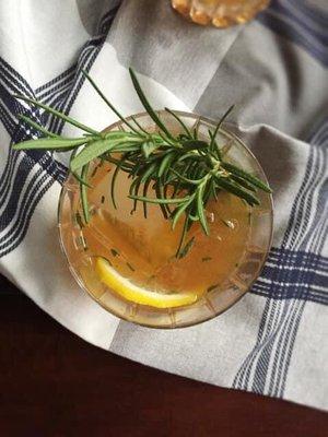 Rosemary Bourbon Lemon Sour