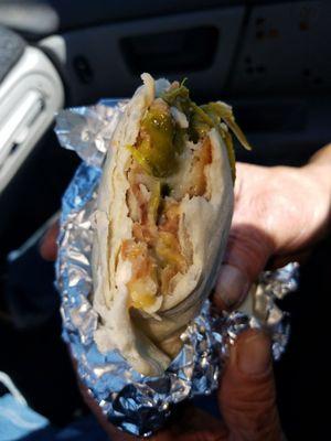 Chile relleno burrito