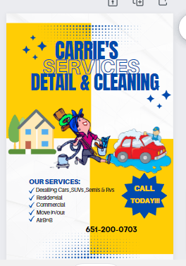 Carries Detailing and Cleaning service