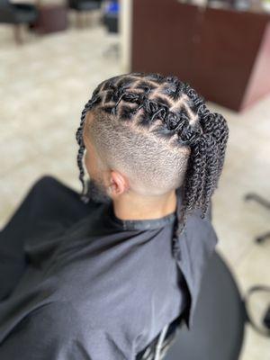 Mens loc style