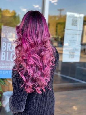 Vibrant Hair color