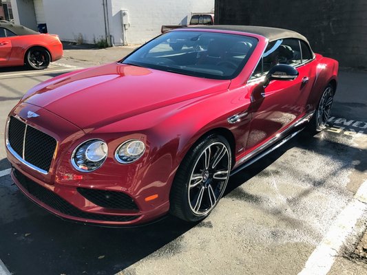 Bentley exterior wash