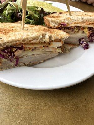 Turkey Reuben (coleslaw instead of sauerkraut)