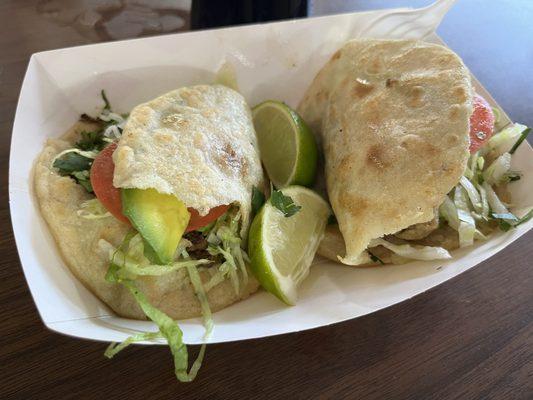 Gorditas at the "Quesadillas Michelle" Food Stall