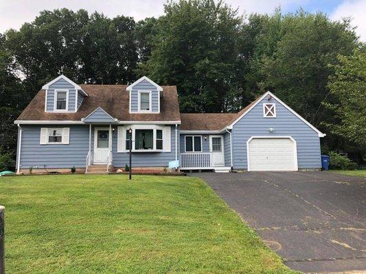 Exterior Transformations. Home was originally Yellow.