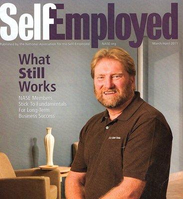 Owner and Operator, Ron Wilson, was featured on the cover of Self Employed magazine in 2011!